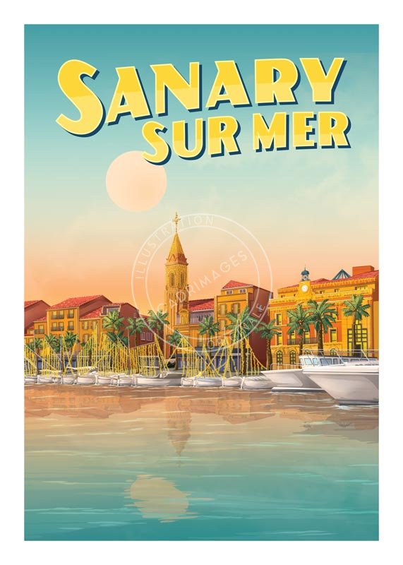 Affiche de Sanary sur Mer