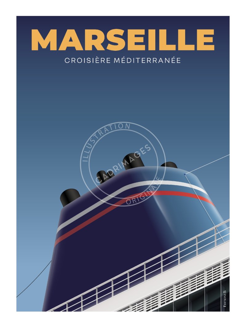 Affiche de Marseille, la Croisière