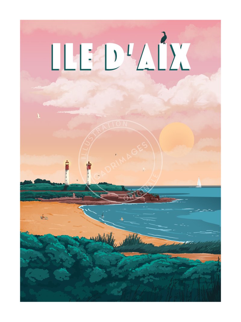 Affiche de l'Île d'Aix