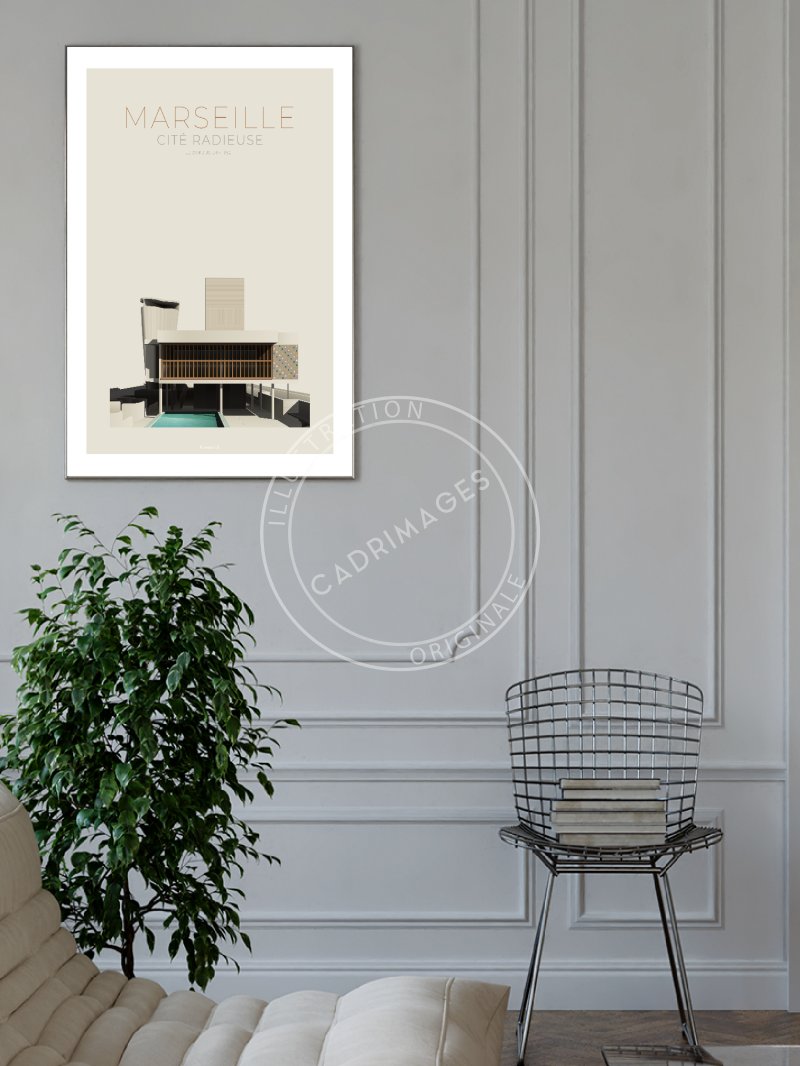 Affiche de Marseille, Le Corbusier