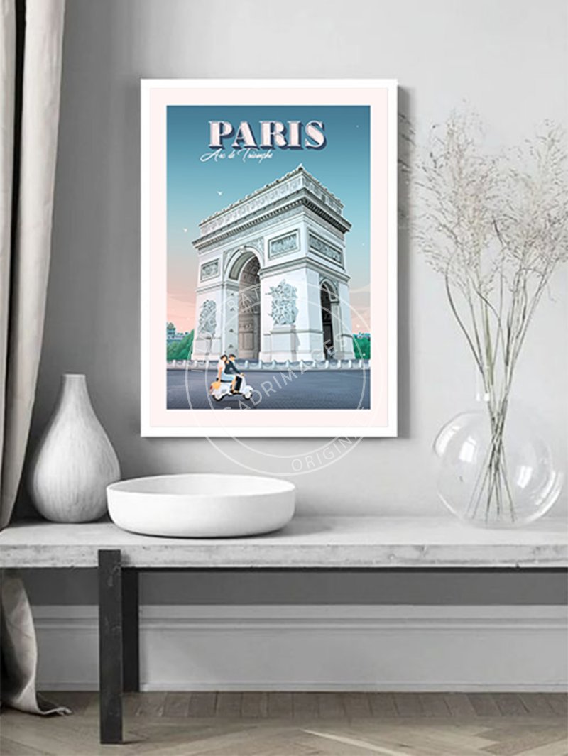 Affiche de l'Arc de Triomphe à Paris