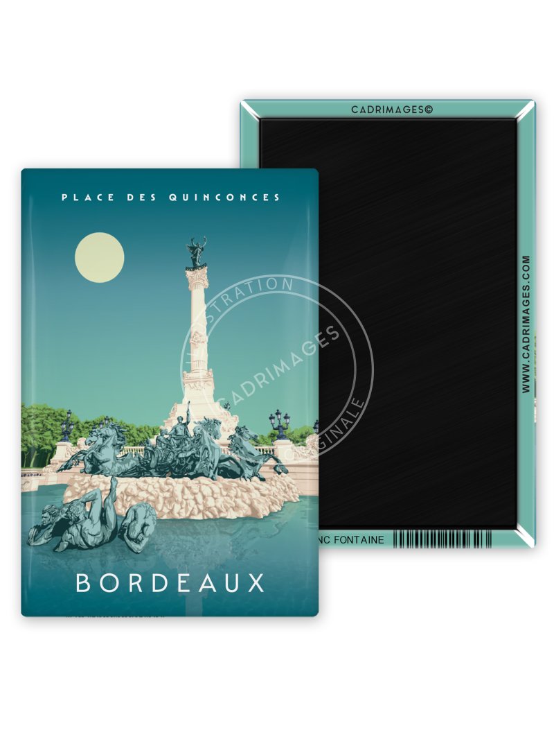 Magnet de Bordeaux, La fontaine des Quninconces