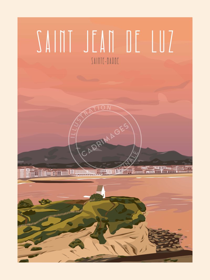 Affiche de Saint-Jean-de-Luz, Sainte Barbe