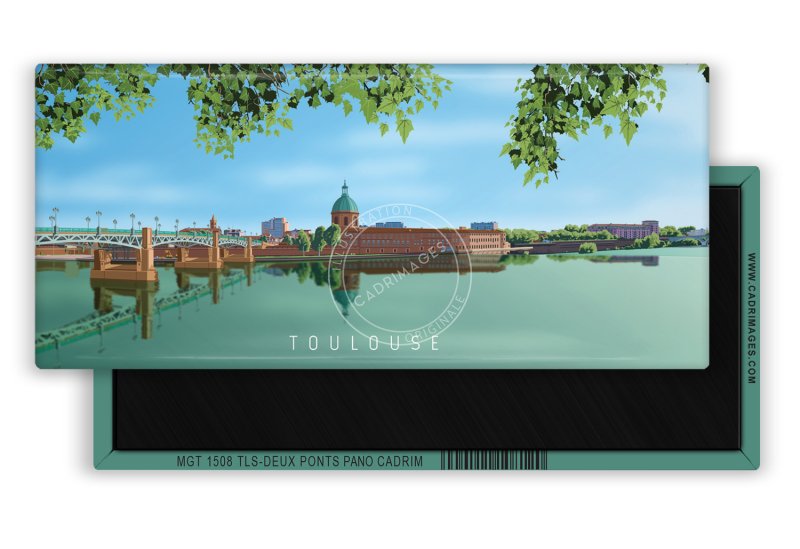 Magnet de Toulouse, les deux Ponts panorama