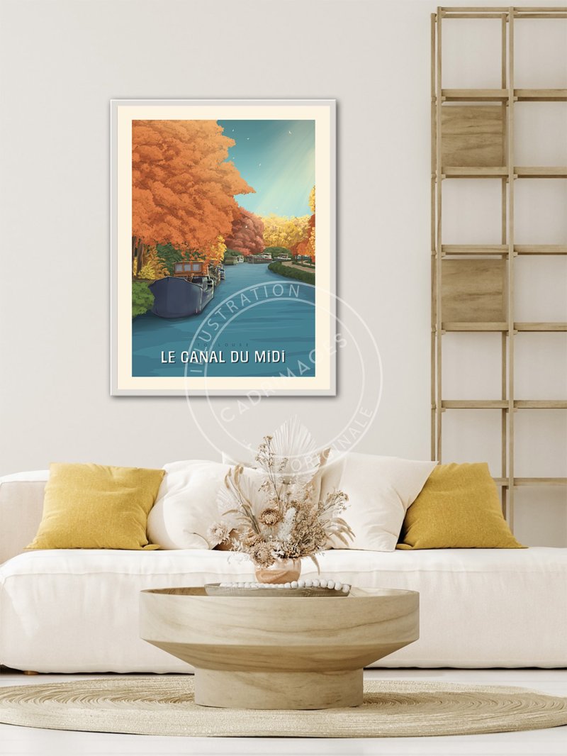 Affiche de Toulouse, Le canal du midi