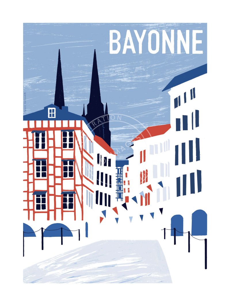 Affiche de Bayonne, Le Pont Marengo