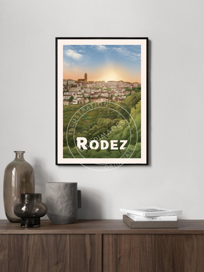 Affiche d'Occitanie, Rodez