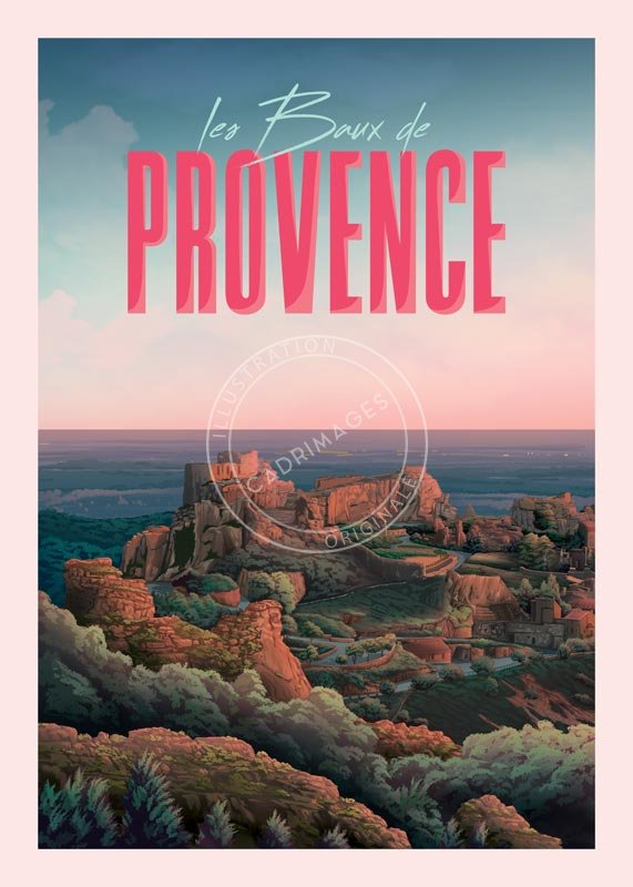 Affiche des Baux de Provence