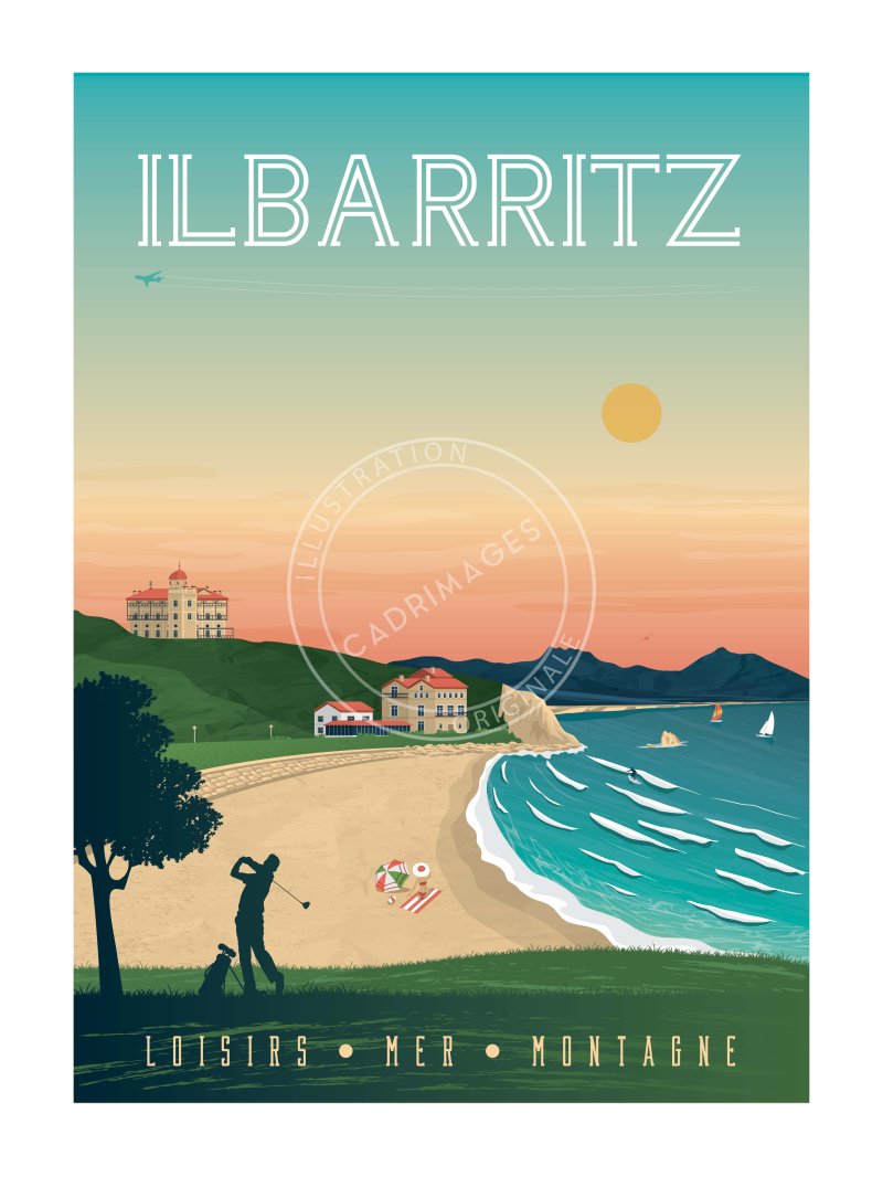 Affiche d'Ilbarritz