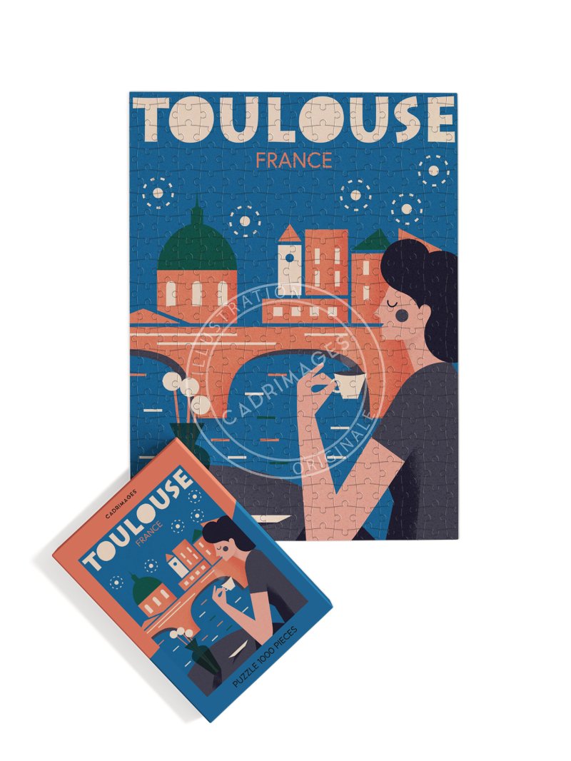 Puzzle Toulouse Vintage