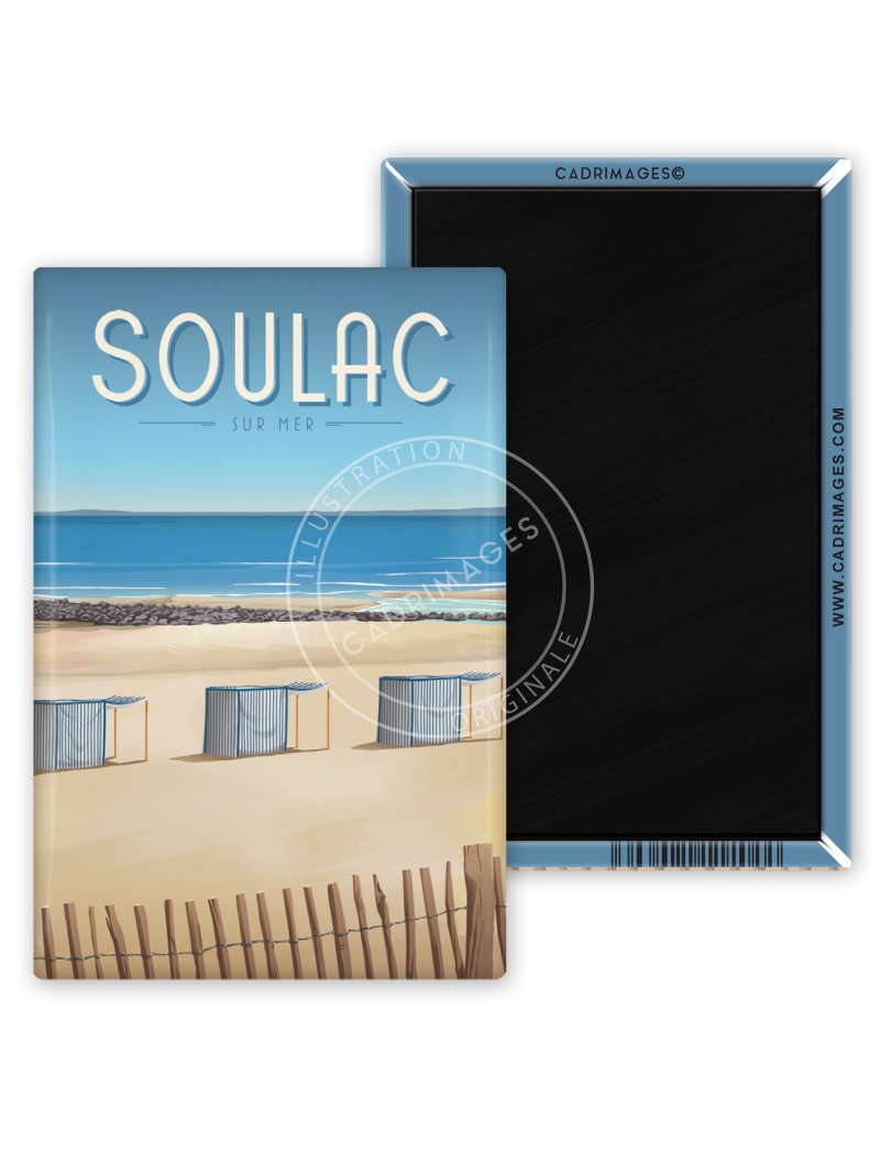 Magnet de Soulac, les tentes de Soulac