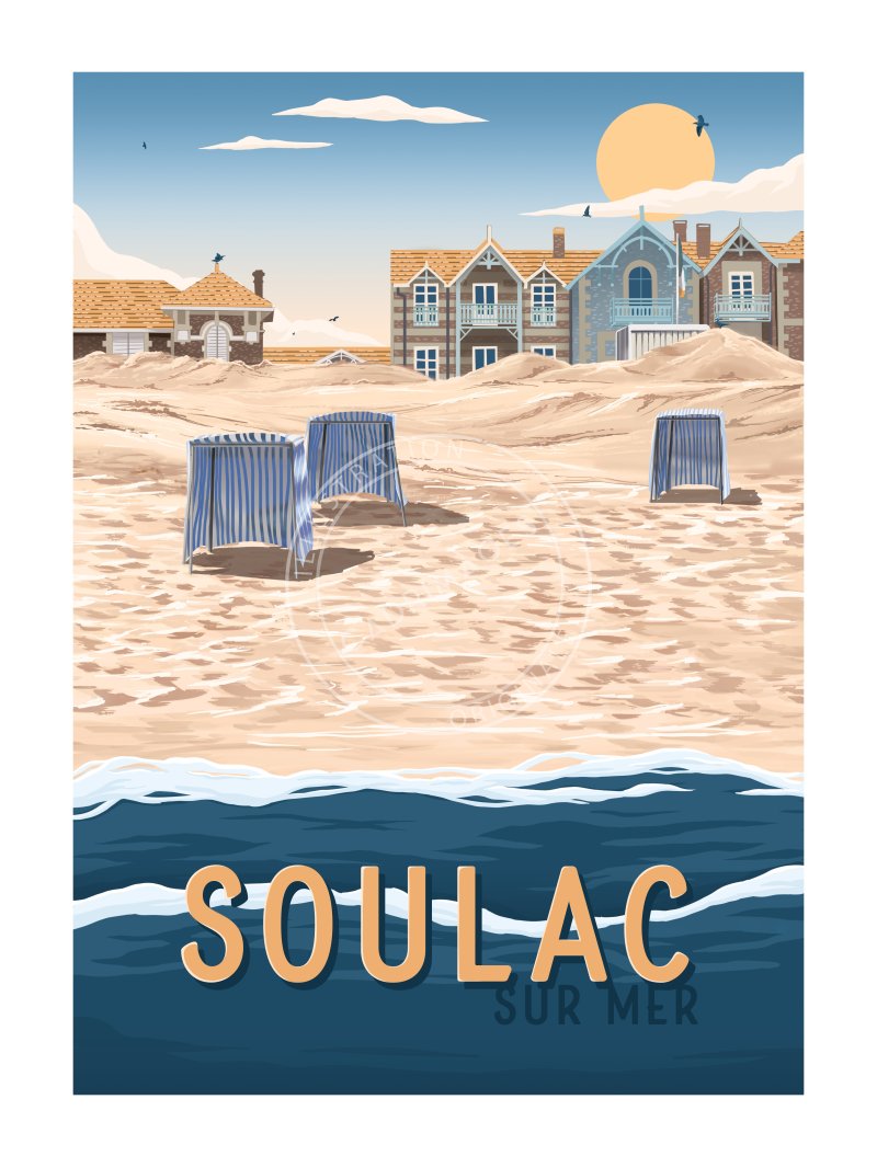 Affiche de Soulac sur Mer