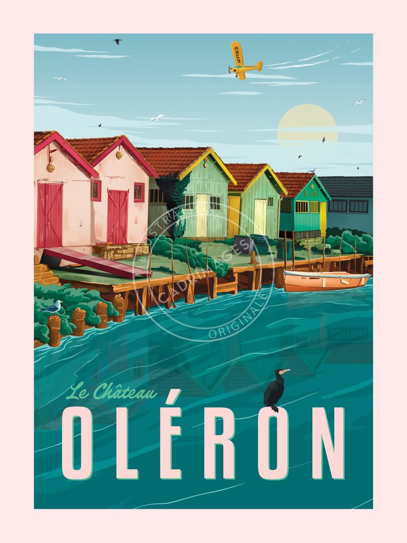 Affiche de l'Île d'Oléron, le Château