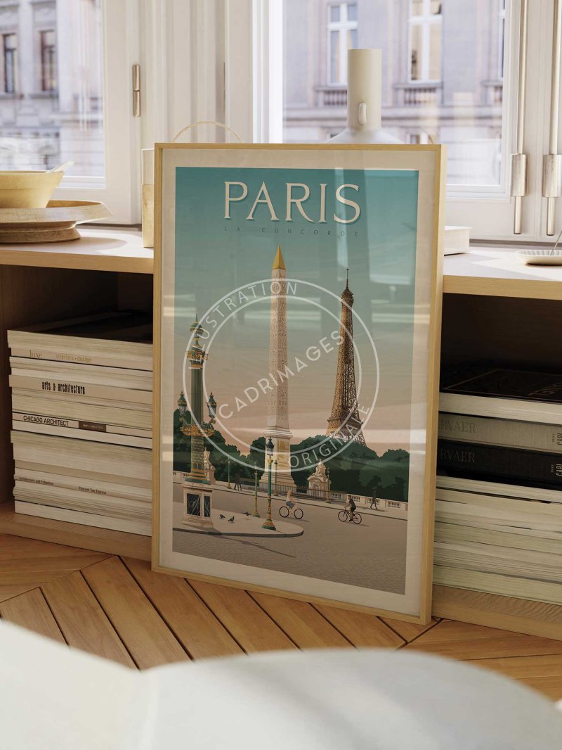 Affiche de Paris, Place de la Concorde