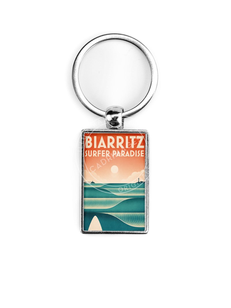 Porte-clé de Biarritz, surfer Paradise