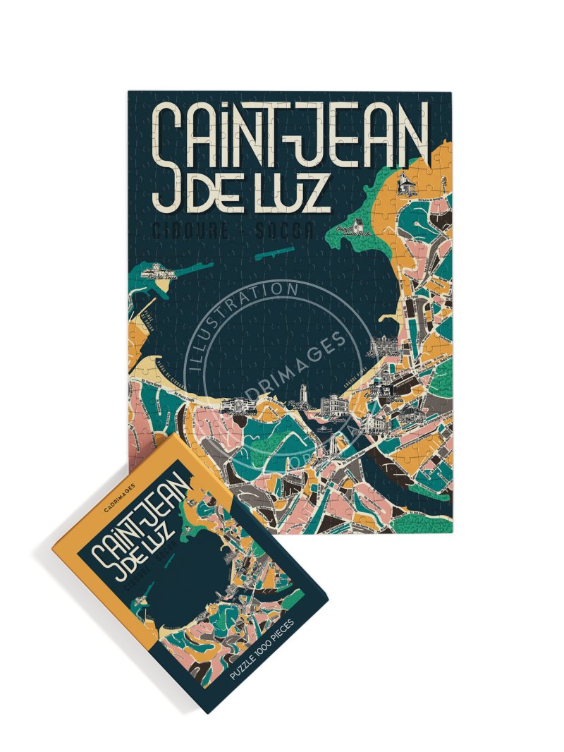 Puzzle Saint-Jean-de-Luz, Le plan