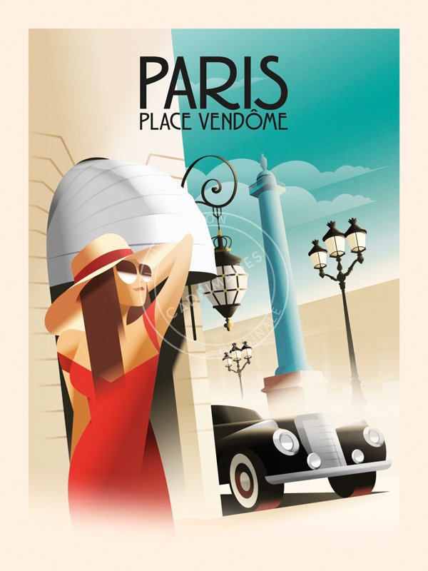 Affiche de Paris, Place Vendôme