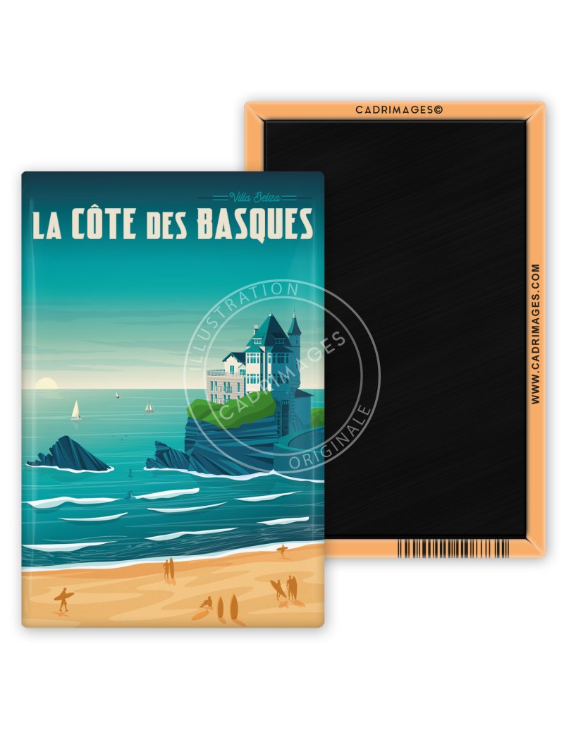 Magnet de Biarritz, Côte des Basques