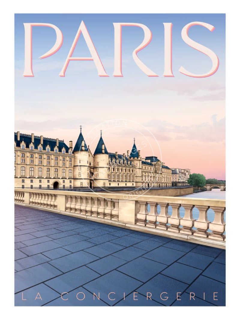 Affiche de Paris, le Conciergerie
