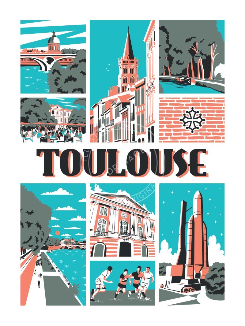 Affiche de Toulouse, Pêle Mêle