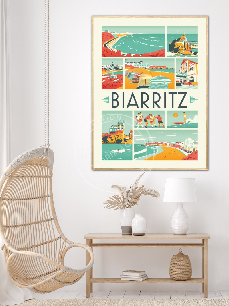 Affiche de Biarritz, Le Pêle Mêle