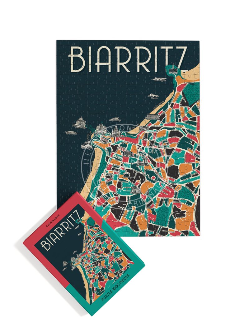 Puzzle Biarritz, le plan