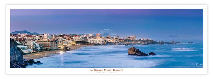 Photographie La Grande Plage de Biarritz