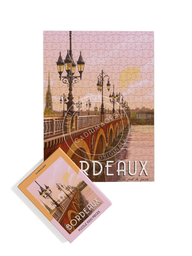 Puzzle Bordeaux, le Pont de Pierre