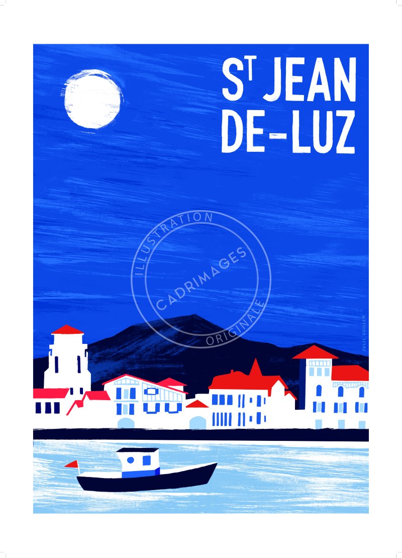 Affiche de Saint Jean de Luz, La Nuit
