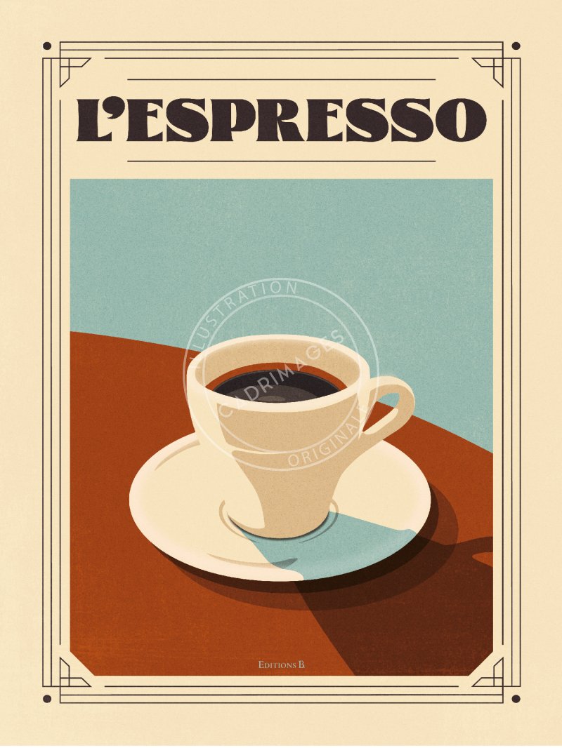Affiche culture, l'Espresso
