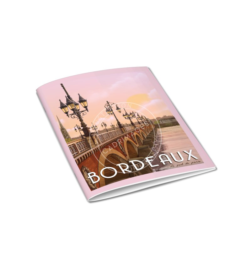 Notebook Bordeaux pont de pierre ensoleillé