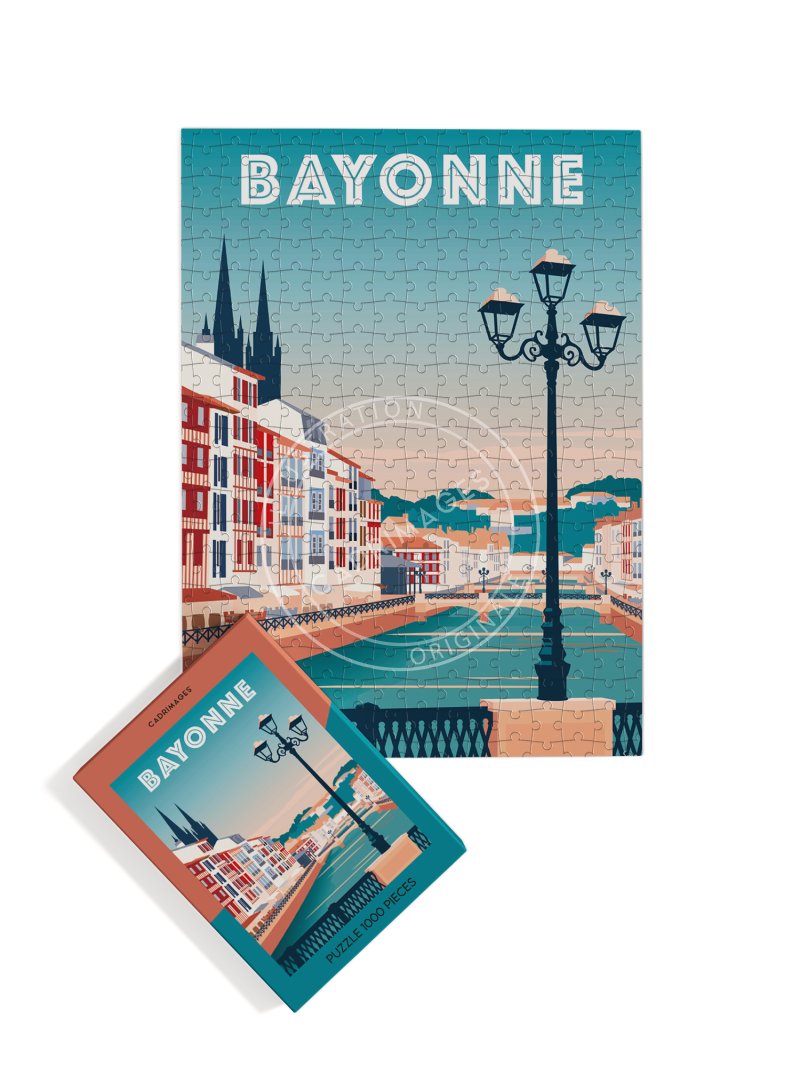 Puzzle Bayonne, la Nive