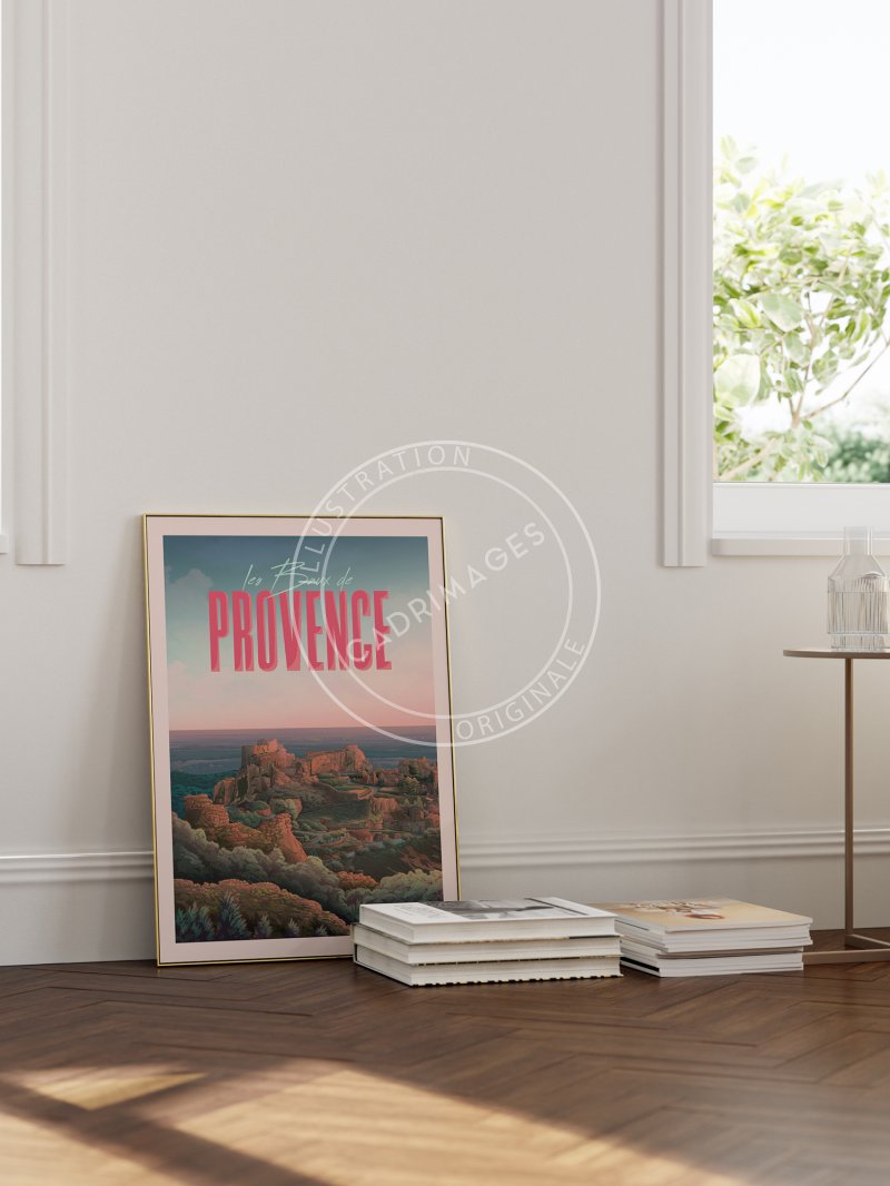 Affiche des Baux de Provence
