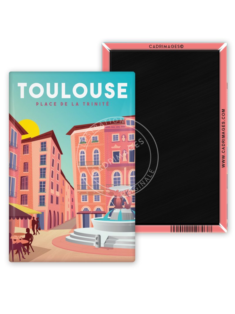 Magnet Pop de Toulouse, plade de la Trinité