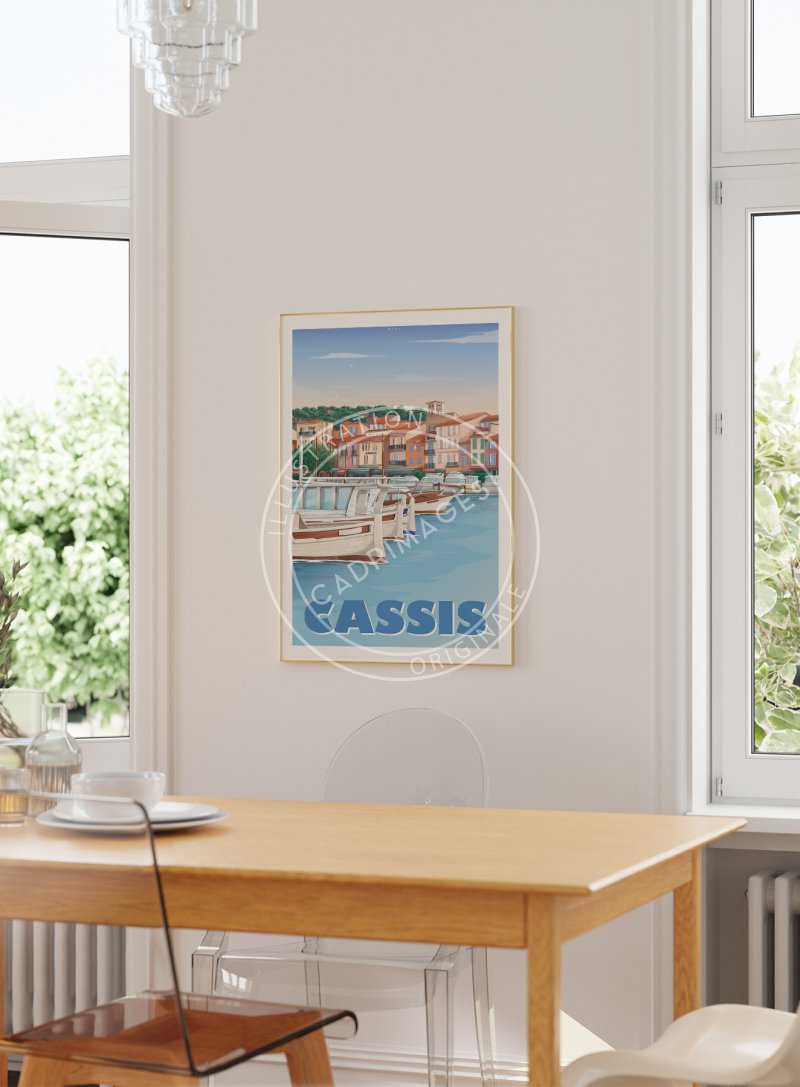 Affiche du Sud-Est, port de Cassis