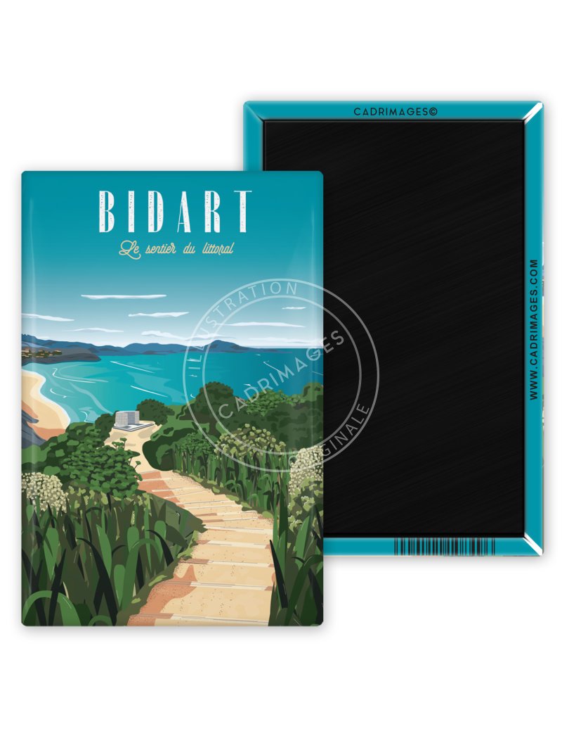 Magnet de Bidart, sentier