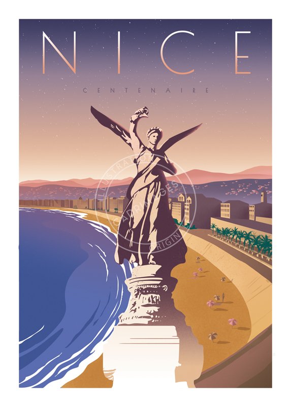 Affiche de Nice, le centenaire
