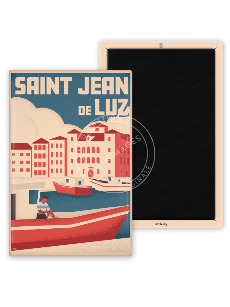 Magnet vintage  de St Jean de Luz