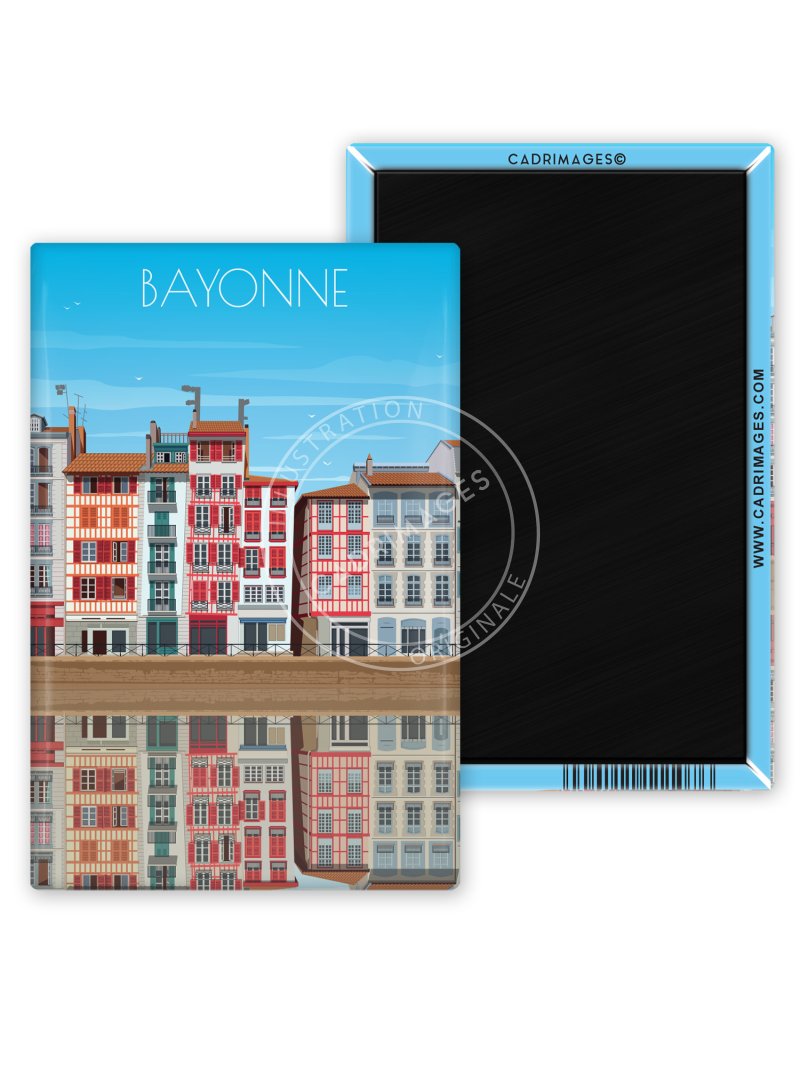 Magnet Les façades de Bayonne