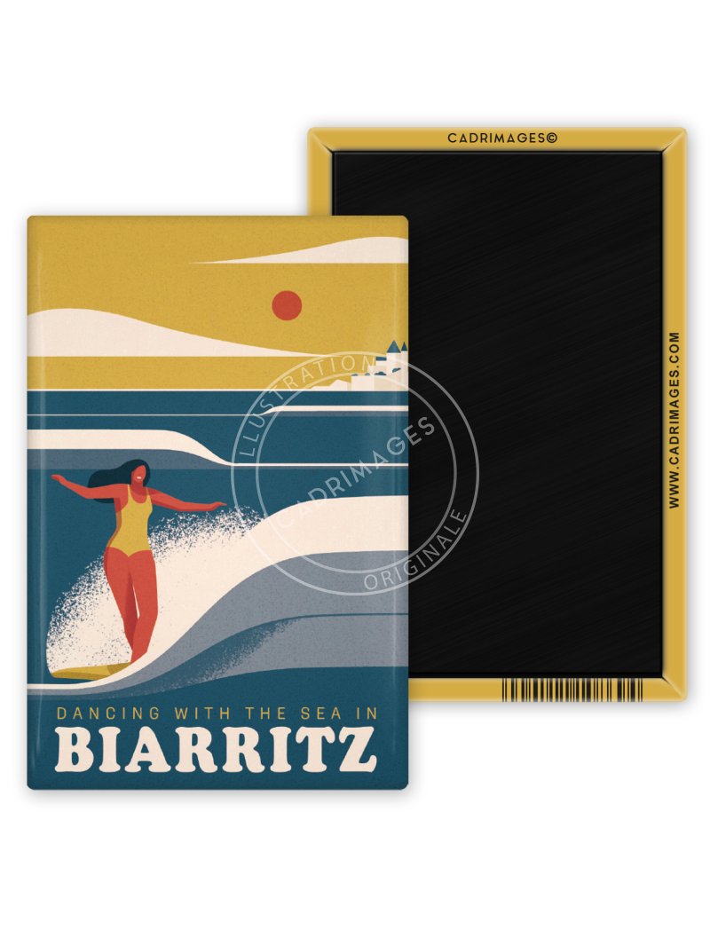Magnet de Biarritz, dancing with sea