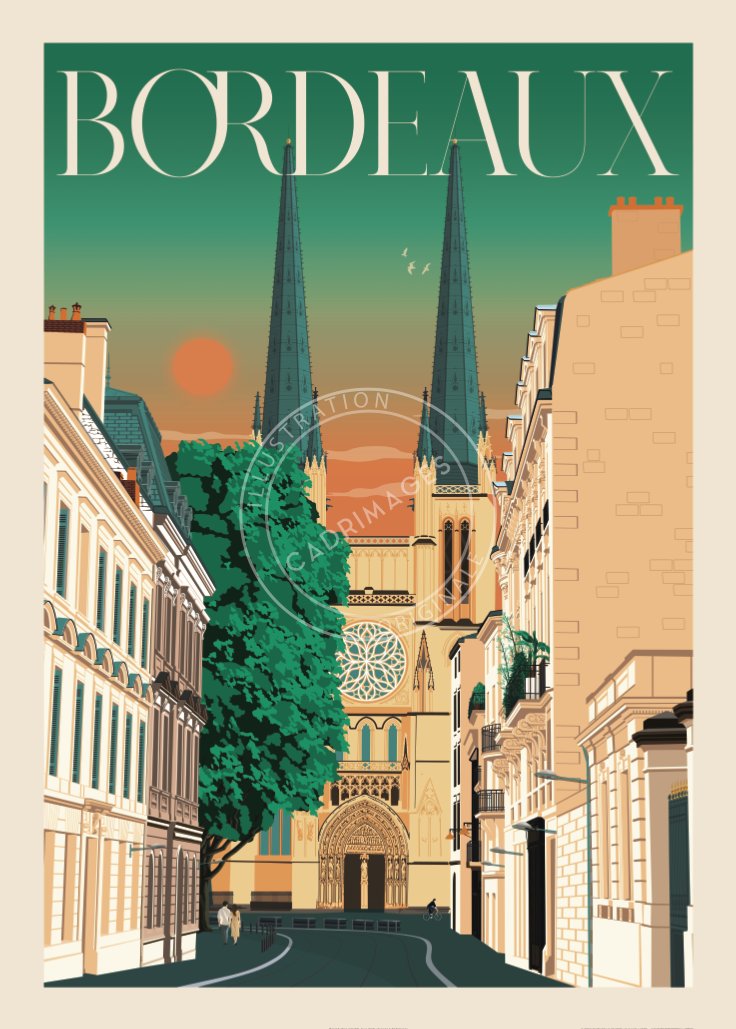 Puzzle 1000 pièces,  Bordeaux Saint André