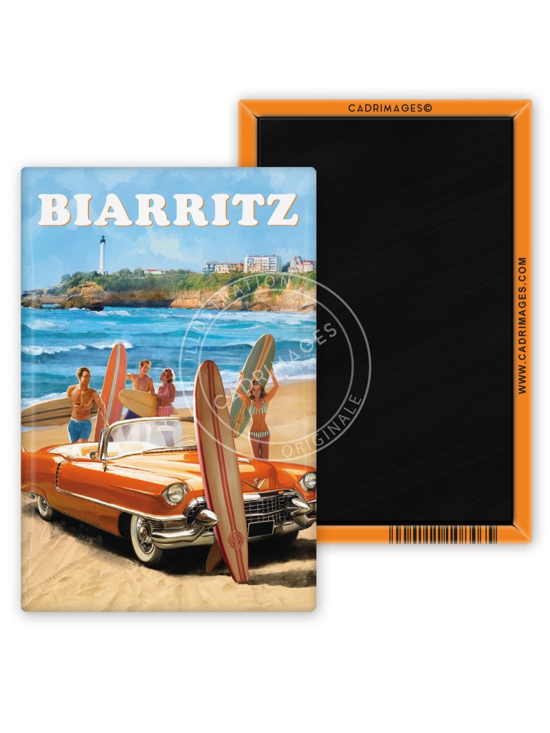 Magnet de Biarritz, la Cadillac
